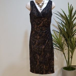 Lauren Ralph Lauren - Black Lace Sleeveless Dress